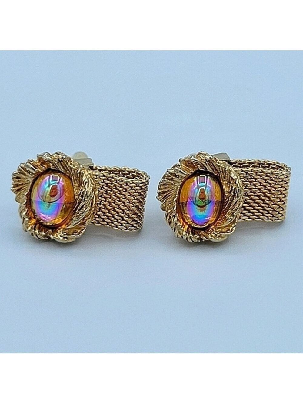 Goldtone Cufflinks #1182